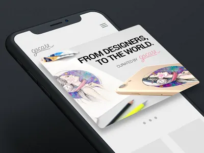 Mobile banner for Gocase banner branding mobile ui ux web