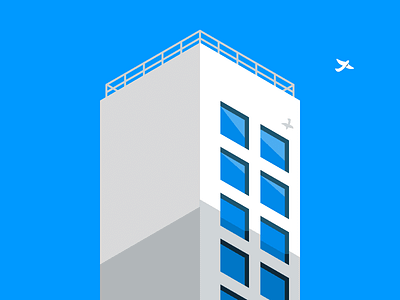 Minimal Isometric Building build building colorful isometric minimal