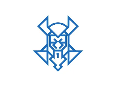 Loki - Norse God of Mischief art blue branding clean design flat god icon illustration logo minimal vector
