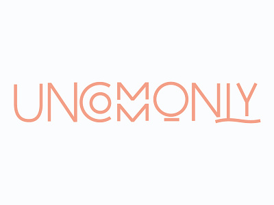 Uncommonly early concept lettering wip