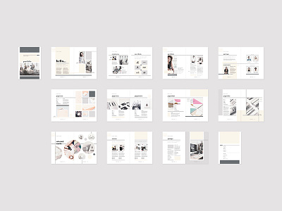 Inara - Portfolio business clients creative market indesign portfolio proposal template