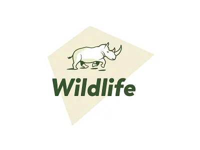 Wildlife Logo Thomasboussy animal graphic design logo logo design challenge rhino thirty logos wildlife