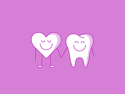 Character Study 3 dental heart smile tooth