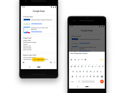 Google Keep refresh google keep material material theming redesign