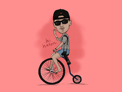 BDH apple pencil astros bike camera houston illustration ipad pro photographer print procreate