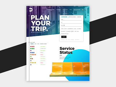 MTA mta transportation ui web design