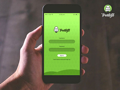 Treeloft app ad app banner brochure design flyer print media ui ux