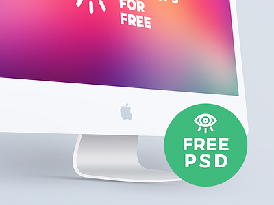 Cover Imacperspective Mockupsforfree free psd freebie imac mockup screens