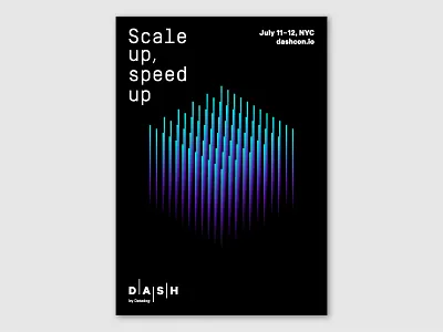 Dash Poster Series-Black conference datadog identity posters