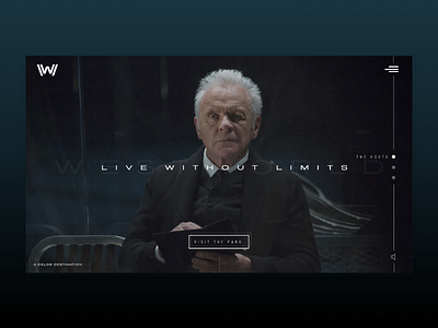 Westworld Landing Page ui ui design user experience design user exprience user interface ux design westworld