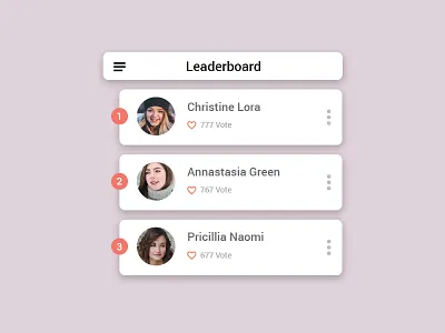 Day019 - Leaderboard 019 dailyui design leaderboard pop up ui