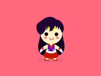 Sailor Mars art digital art digital painting fan art illustration sailor mars sailor moon