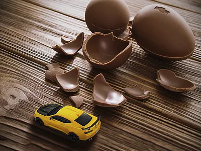 Surprise egg brand car cars chevrolet chocolate dhildren´s day egg kids retouch seasonal social media wood
