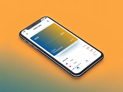 Wallet App app iphone ui ux