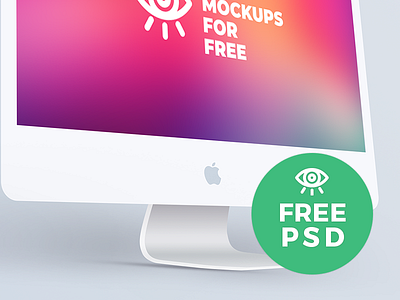 Imac Perspective free psd freebie imac mockup screen