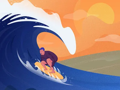 Surf illustration