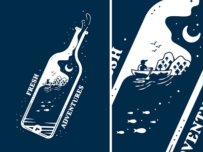 Cleaned Up Version canoe clean version design illustration