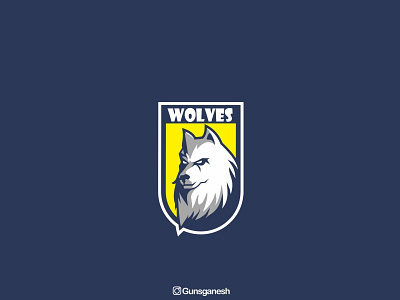 Wolves badge artwork badge brand char design esport forsale identity illustration logo wolf wolves