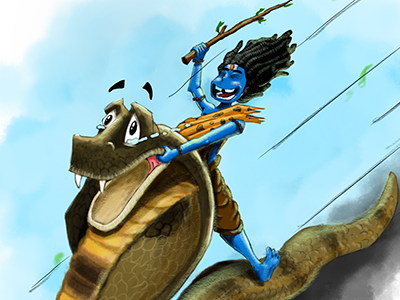 Fun shiva art character digital fun illustration