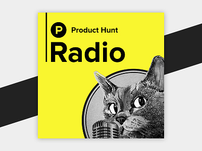 Product Hunt Radio Podcast Artwork 1 cat podcast product hunt radio