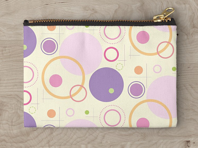 Pouch With Modern Abstract Pattern