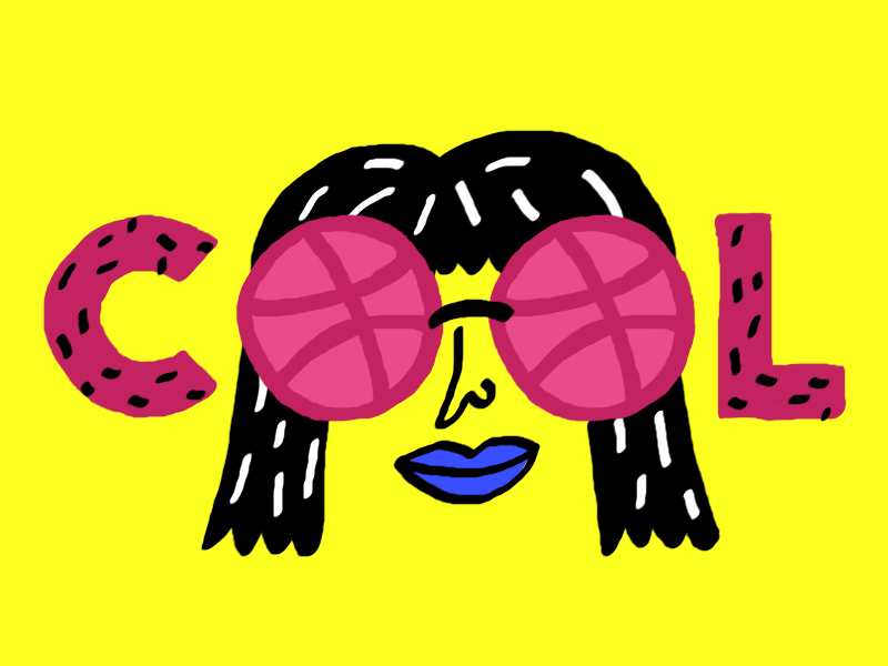 COOL animation cool girl graphic design illustration pop