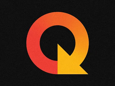 Q Logo Concept design graphic illustration logo mark type typography