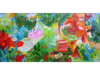 Latex art arte desenhos gum jungle latex painting pinturas tuliofagim