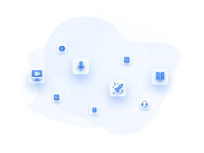 Icons for SaleMove website customer experience cx duotone icon iconography salemove ui ux website