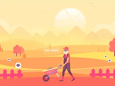 Holle Dribble 正式加入dribble第一天