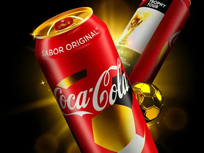 Coca Cola® Trophy Tour coca cola futbol mundial méxico package packaging soccer trophy