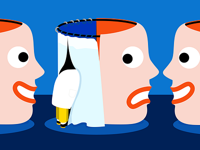 Personality Science 2d character color creative digital doodle editorial fun graphic design illustration illustrator vector