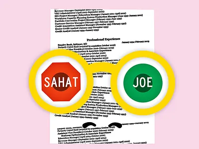 Racism In the Job Application Process 2d color creative digital doodle editorial fun graphic design illustration illustrator vector