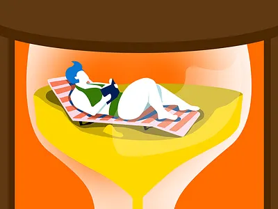 Millennials Will Have to Wait for Job Opportunities 2d character color creative digital doodle editorial fun graphic design illustration illustrator vector