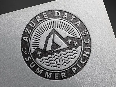Company Picnic Logo identity illustration logo