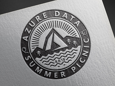 Company Picnic Logo identity illustration logo