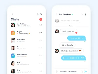 Direct Messaging 013 app call chat contact daily ui message talk