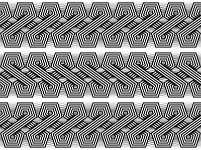2018 May 12 - Daily Vectors art black and white blend blend tool daily fivebyfive fives pentagon shapes vector