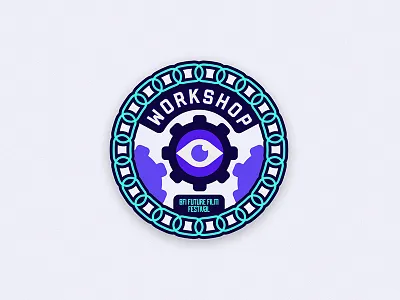 Workshop Badge award badges bfi cinema festival film vector workshop