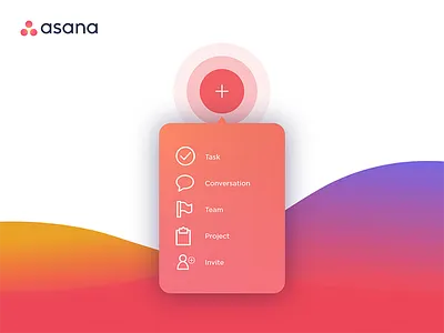 #DailyUI #027 | Dropdown 027 asana dailyui design dropdown management project ui