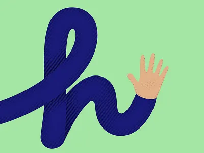 H – 36 Days of Type 36 days of type illustration lettering type typography