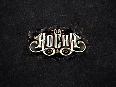 DaRocha 3d artist brand creative custom iloco lettering logo music type
