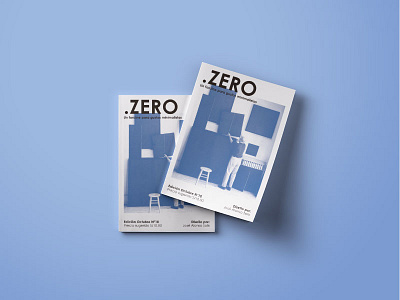 Point Zero blue book editorial fanzine magazine minimalist