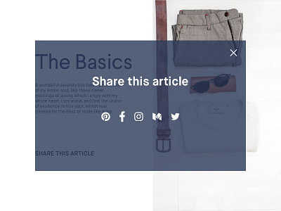 Daily UI #010 - Social Share article post share social twitter