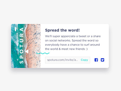 Spotura - Surf anywhere design logo social surf typography