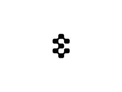 36 days of type - E 36daysoftype black and white branding graphic design logo logo design minimal minimal design typography