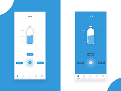 Water App android app blue bottle ios iphone trend water white