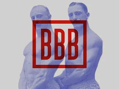 Bail Bond Brothers bail bond branding halftone logo screen print typography