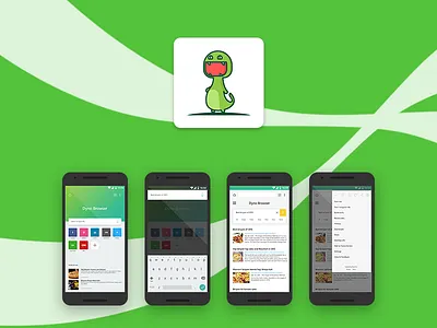 Dyno Browser app design browser uiux