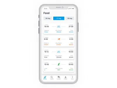 Bike Ride bike concept cycling interface ios iphone mobile shop ui ux x